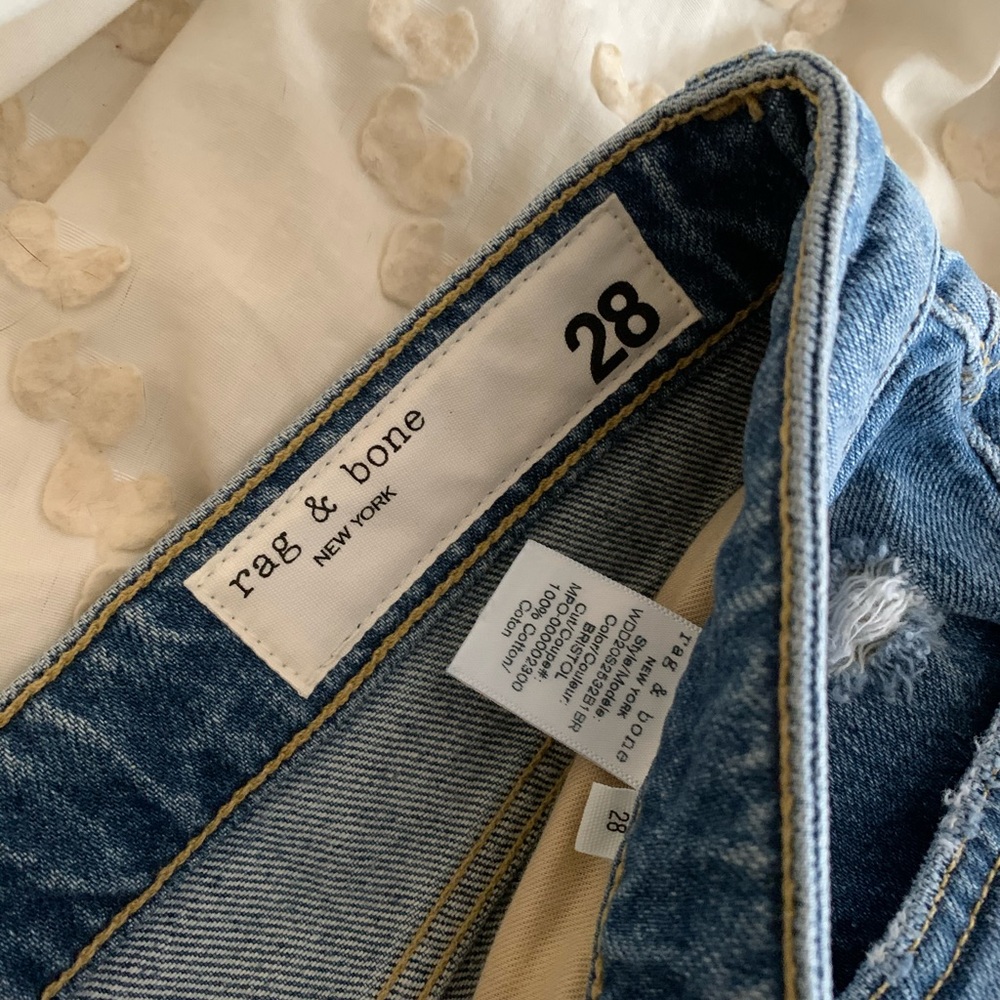 Rag & Bone Midi Boyfriend Jeans NWT